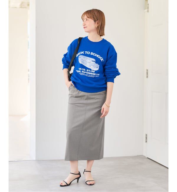 Spick and Span「ドライトロIラインスカート」|スカート|