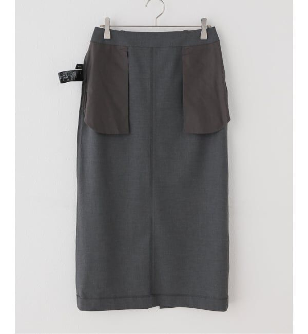 Spick and Span「ドライトロIラインスカート」|スカート|