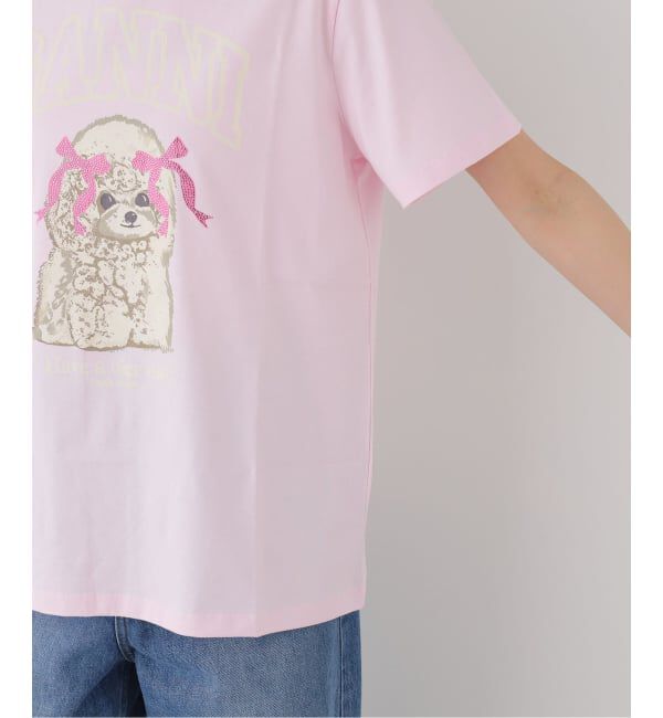 U by SPICK&SPAN「GANNI / ガニー Basic Cotton Jersey T-shirt」|Tシャツ・カットソー|