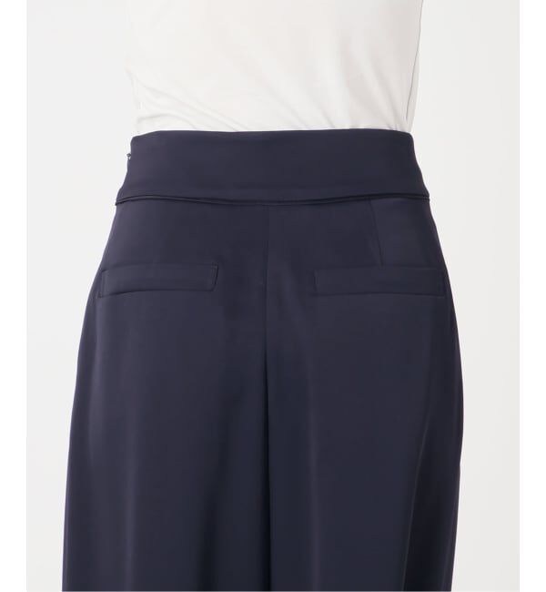 NOBLE「《予約・セットアップ対応》ワイドヨークサテンマリンパンツ」|スラックス|