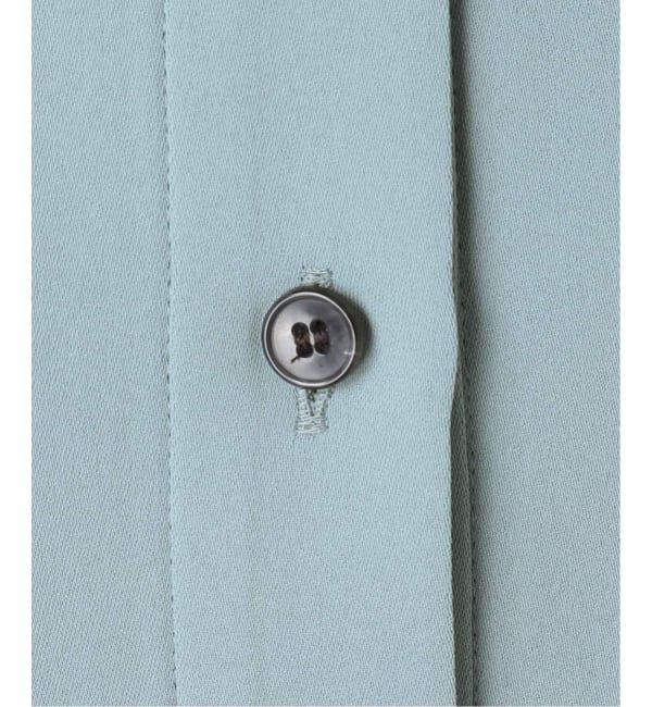 NOBLE「《WEB限定追加予約》【洗える】スクエアースリーブフロントオープンブラウス」|シャツ・ブラウス|