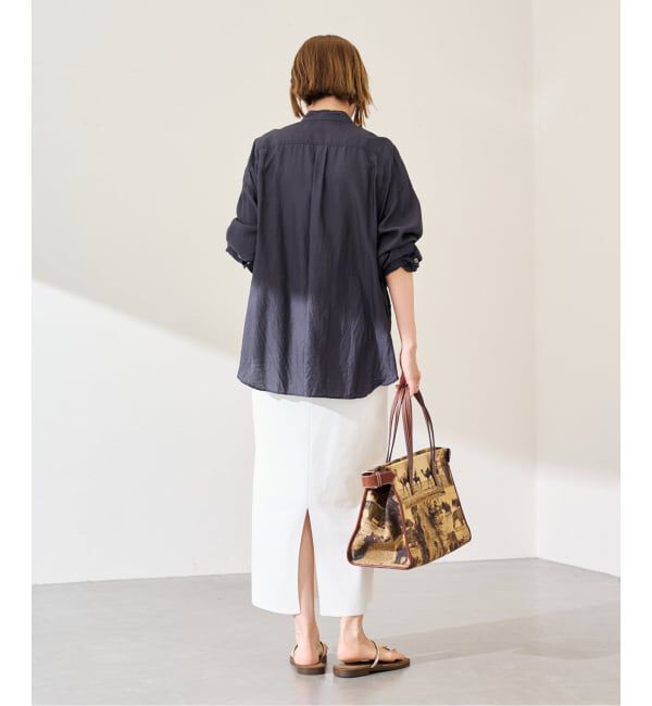 FRAMeWORK「キュプラコットンワッシャーシャツ」|シャツ・ブラウス|