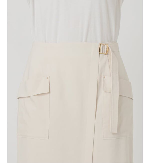  「【洗える】リネン混タイトスカート」|スカート|