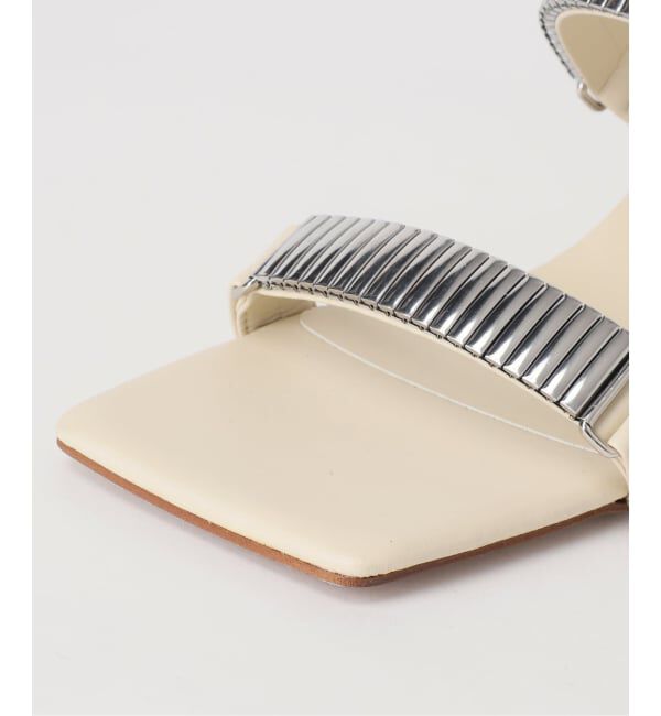 GRISE「《予約》GRISE5cmEDGEメタルストラップミュールサンダル」|サンダル|