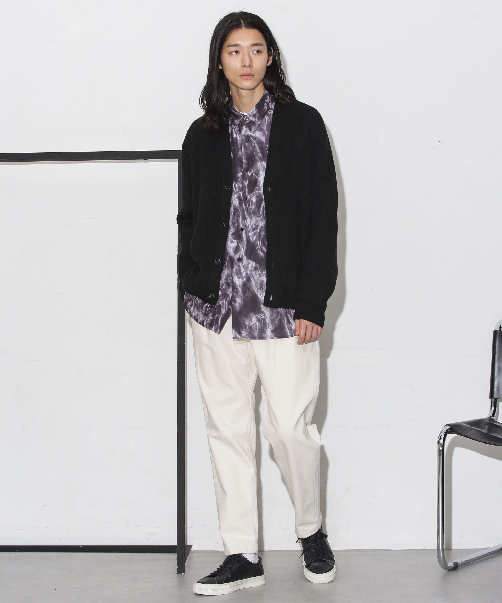 nano･universe「ドレープパターンシャツ 長袖」|シャツ・ブラウス|