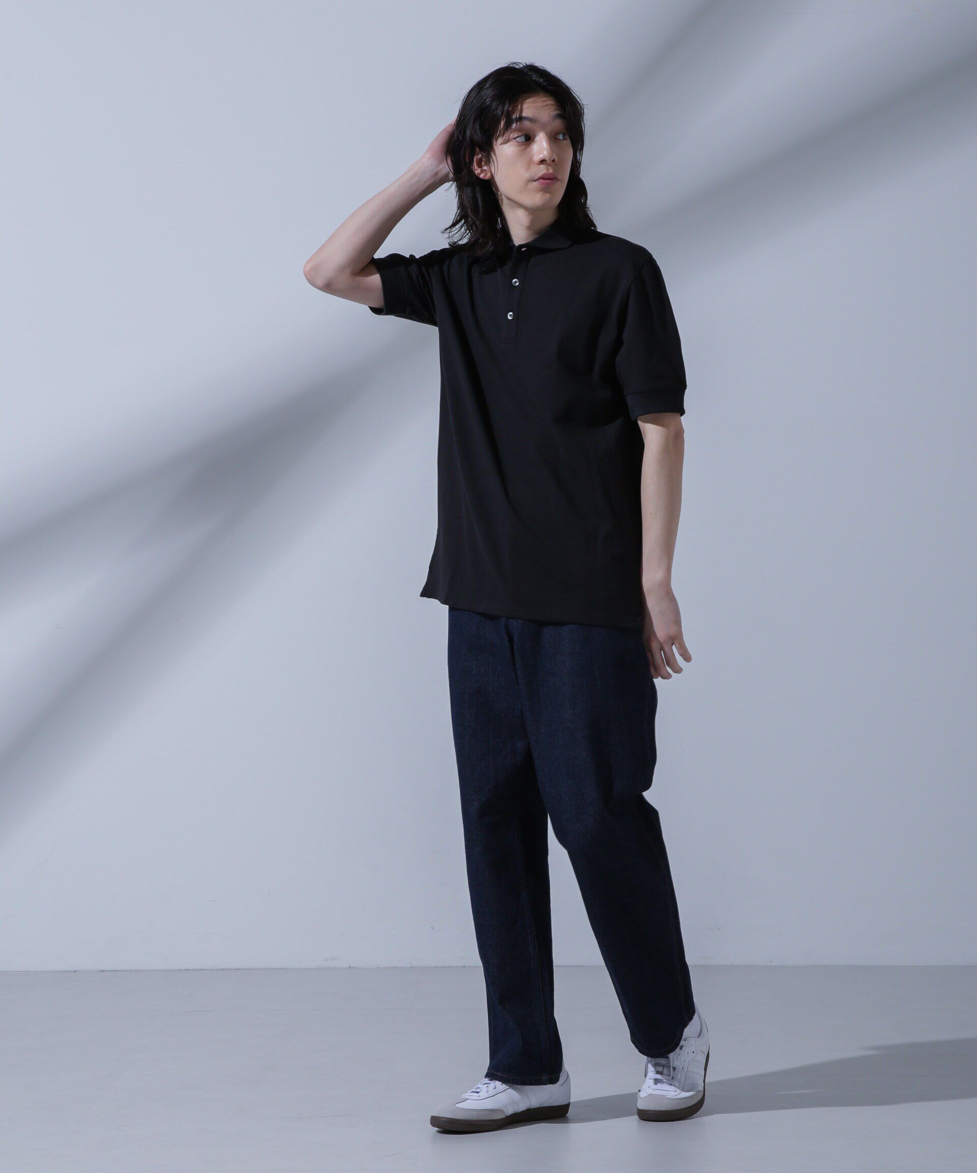 nano･universe「WEB限定/Anti Soaked(R)  汗染み防止ポロシャツ/カッタウェイ」|Tシャツ・カットソー|