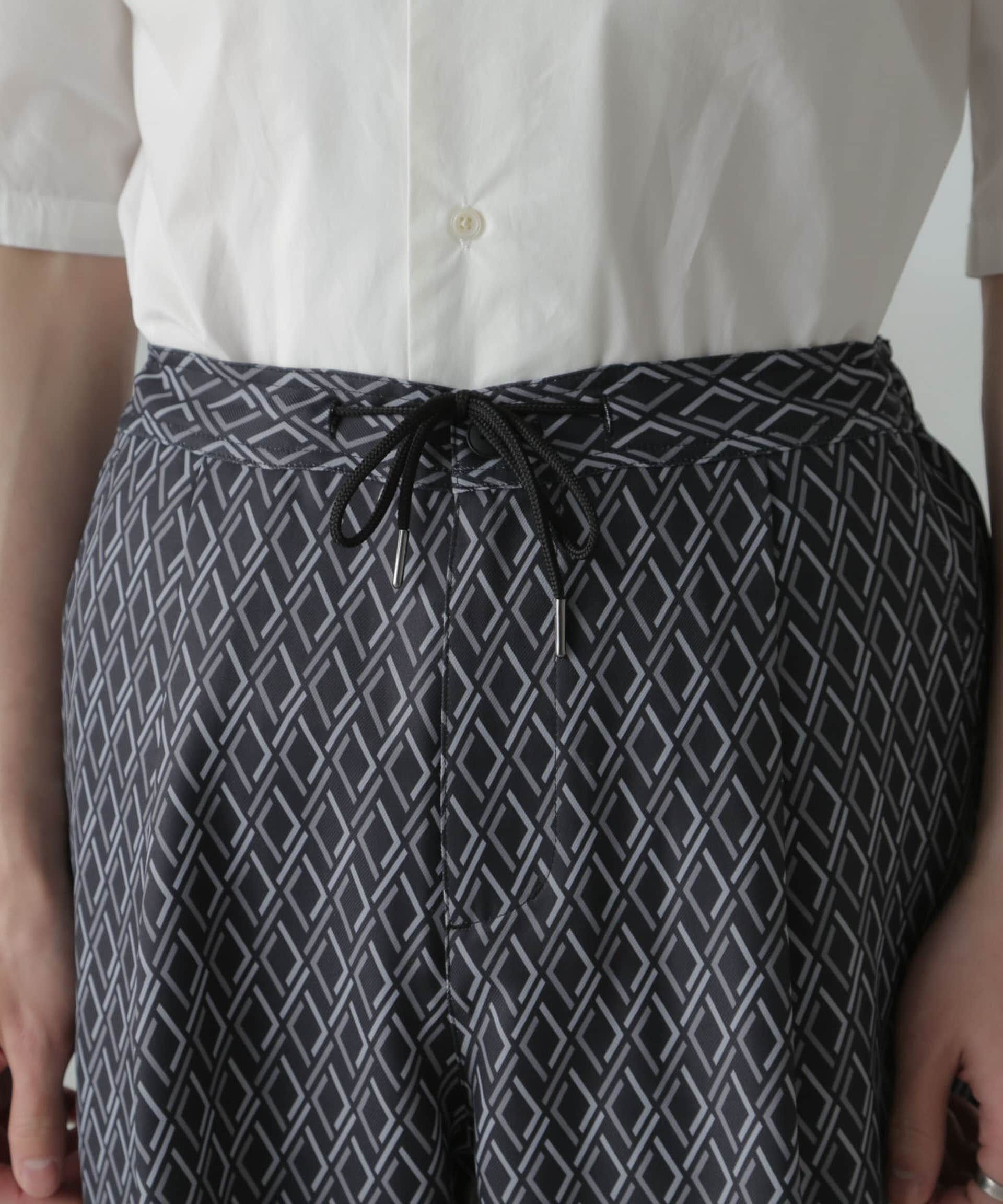 nano･universe「パターンイージーワイドパンツ(セットアップ可)」|チノ|