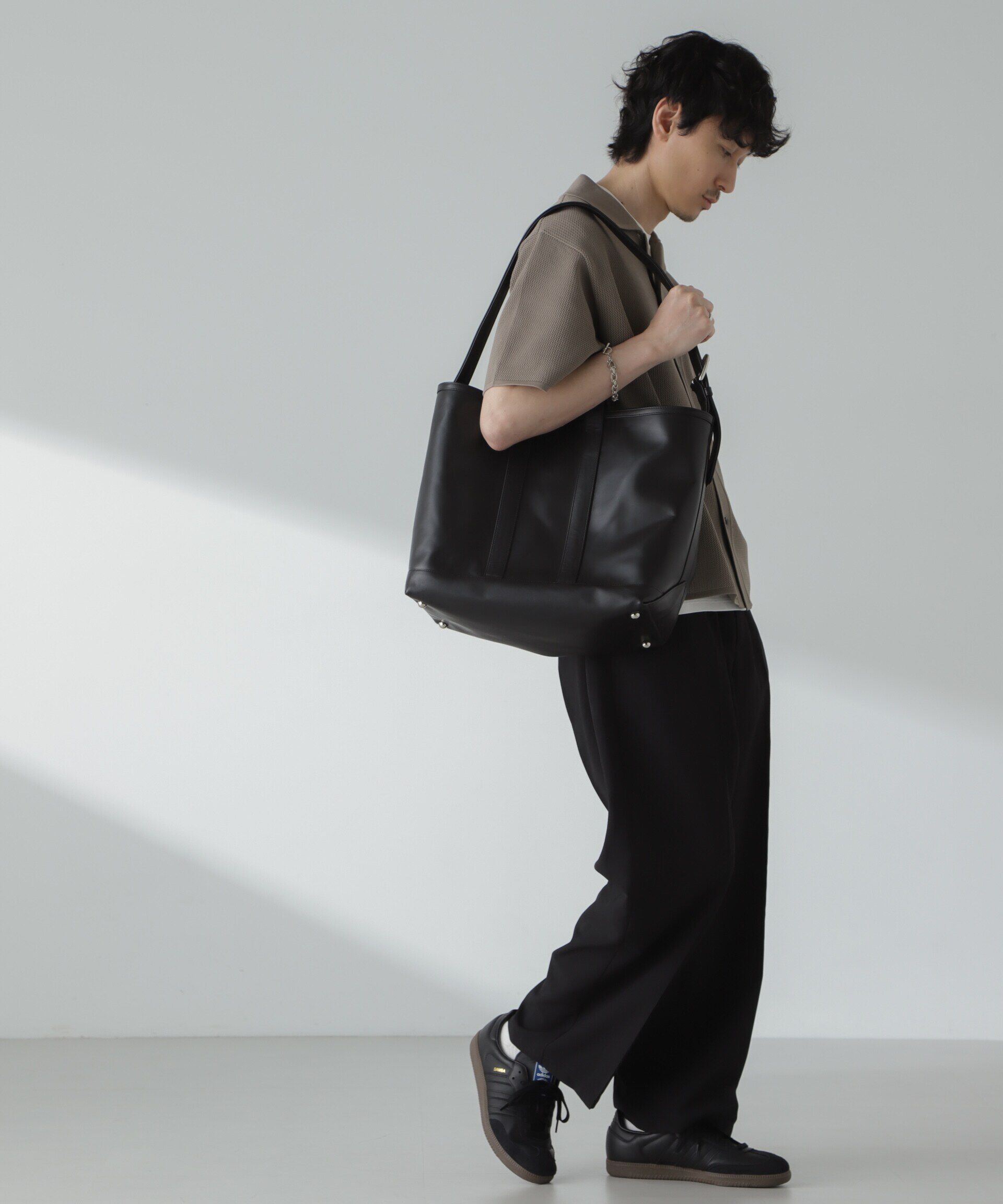 nano･universe「「大人のワイドパンツ」ハイツイストワイドスラックス」|チノ|