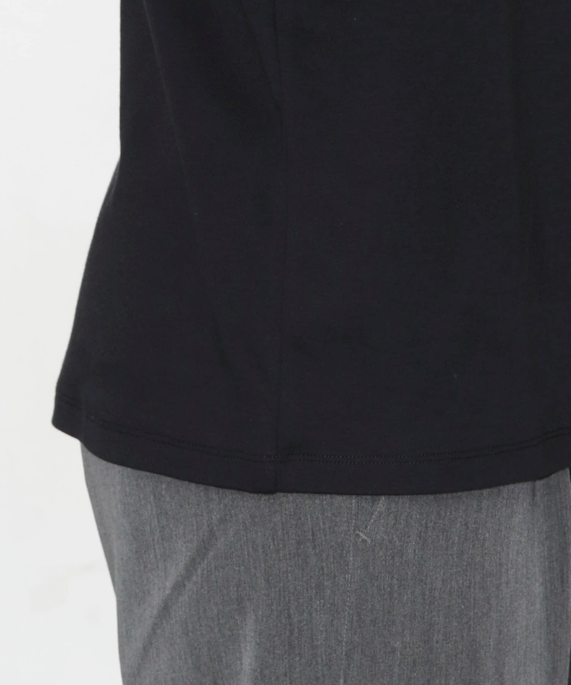 nano･universe「Anti Soaked(R) 汗染み防止 スムースタートルネックTシャツ 長袖」|Tシャツ・カットソー|