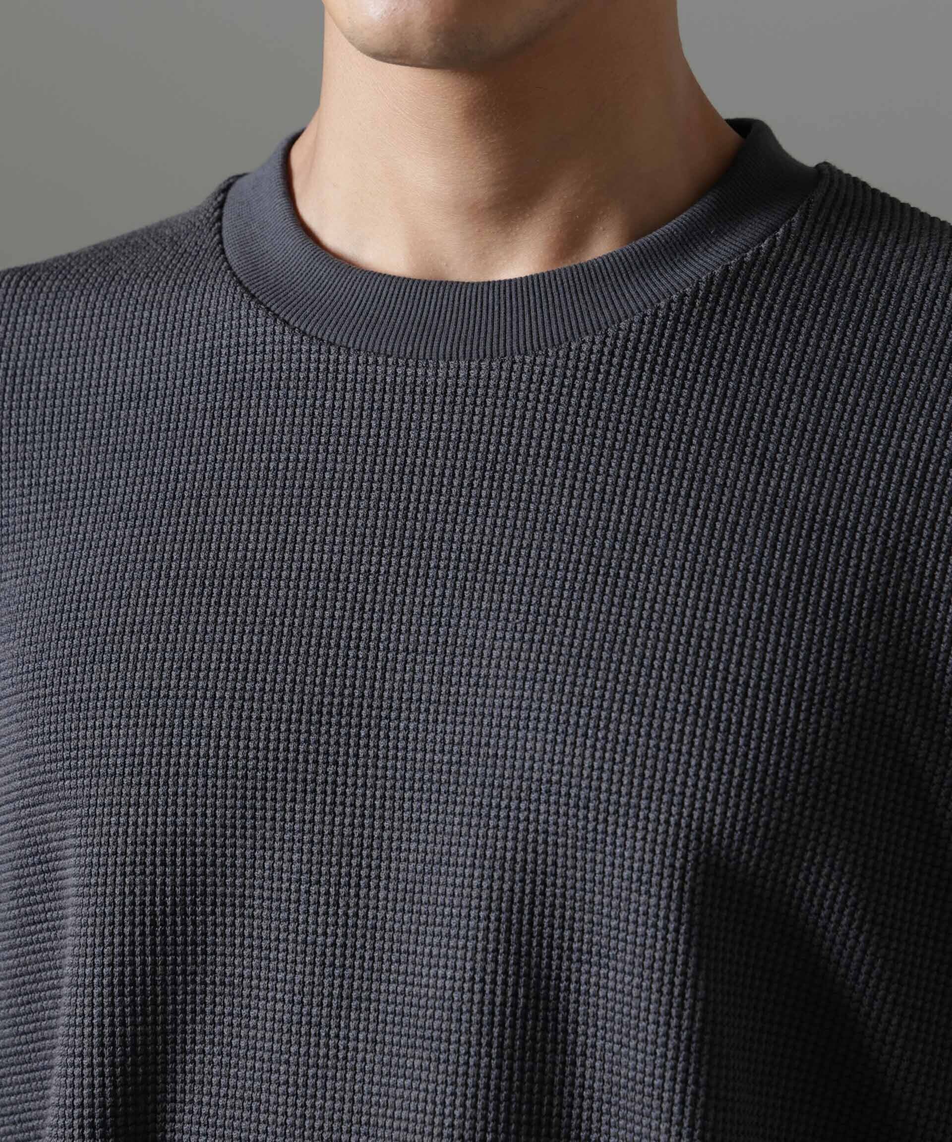 nano･universe「テクノワッフル ロングスリーブTシャツ」|Tシャツ・カットソー|