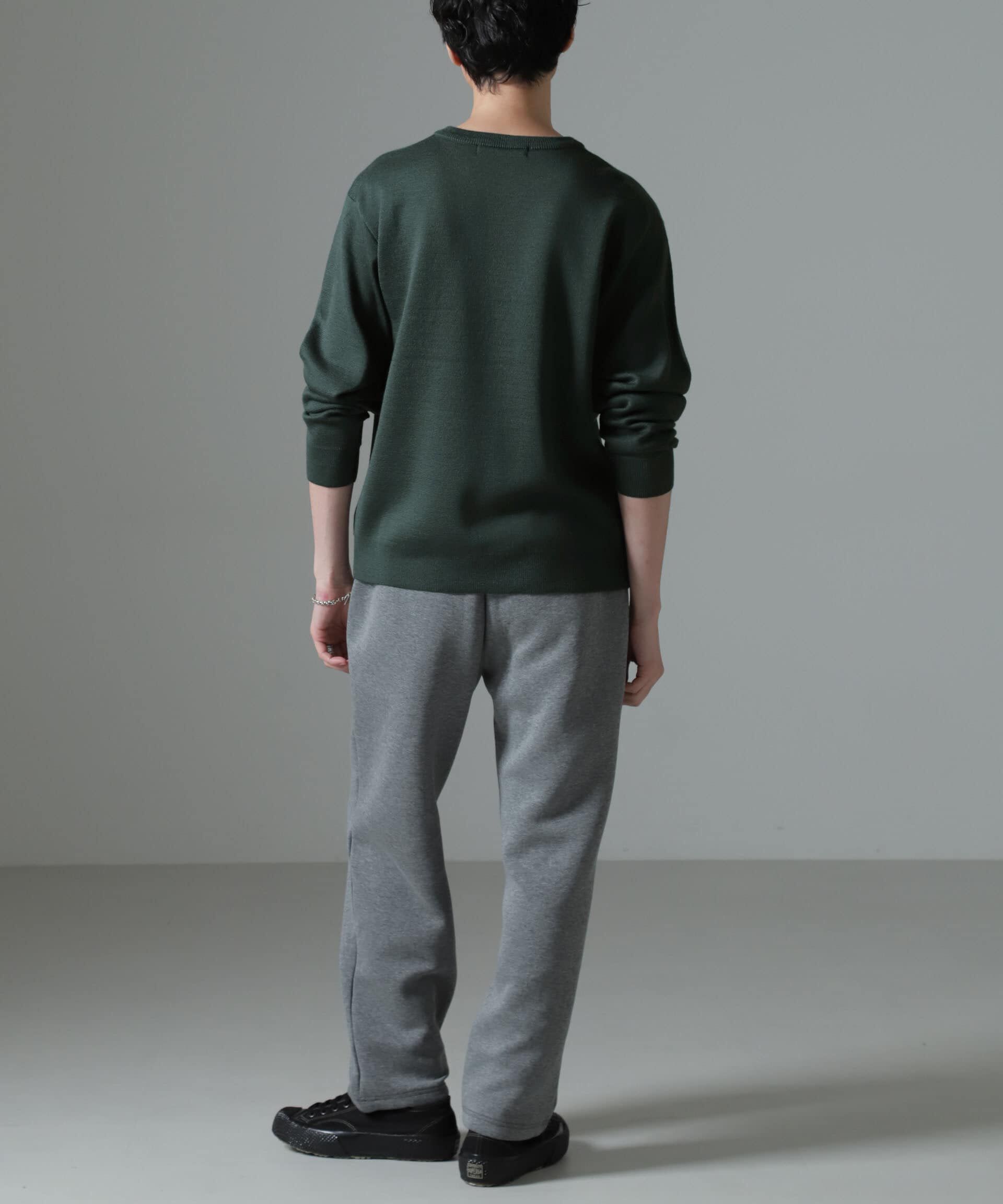 nano･universe「タスマニアミックス ミラノリブリラックスクルーネックニット」|ニット・セーター|