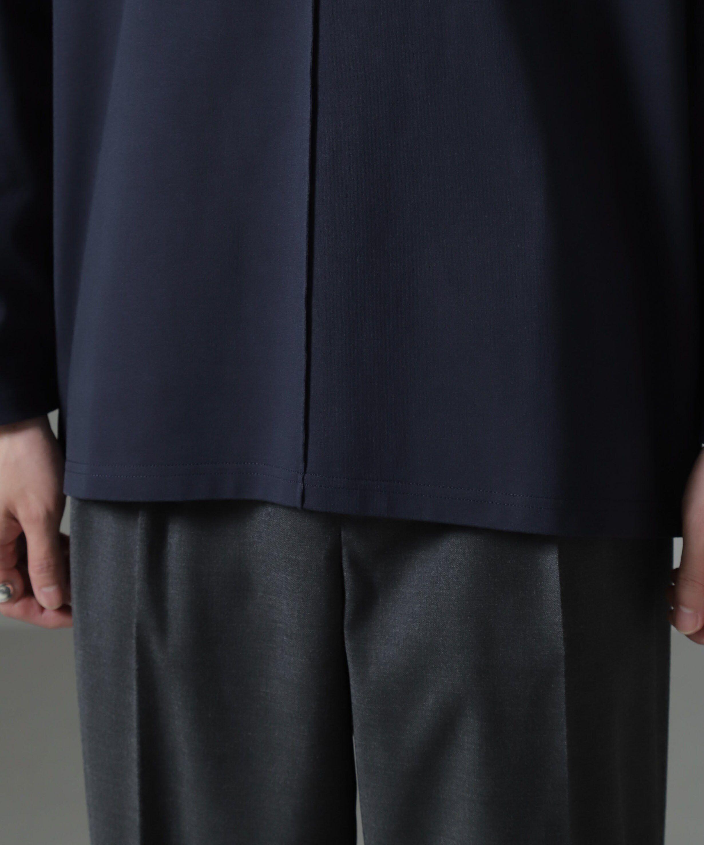 nano･universe「WEB限定/ボリュームハイネックプルオーバー 長袖」|Tシャツ・カットソー|