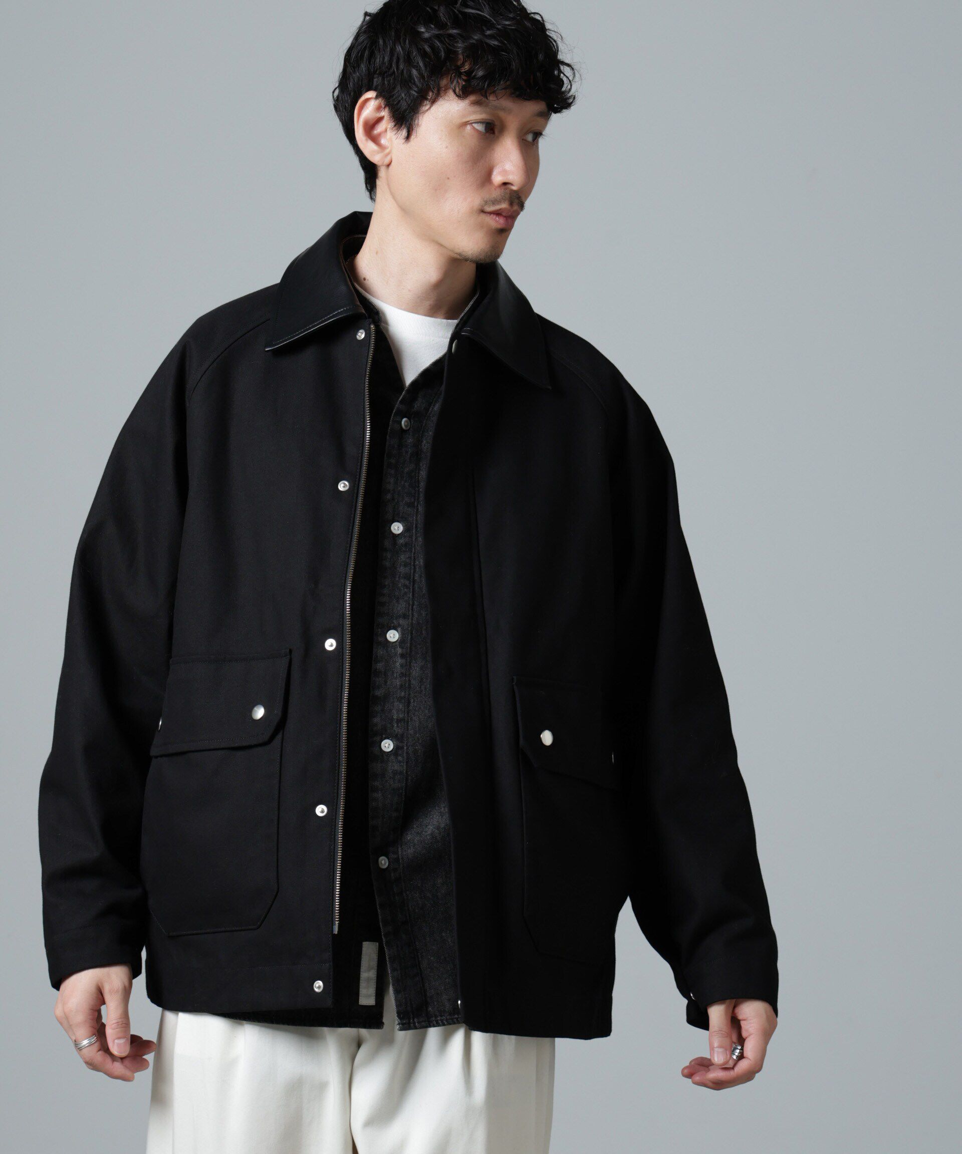 nano･universe「サージチョアコート」|その他|ブラック