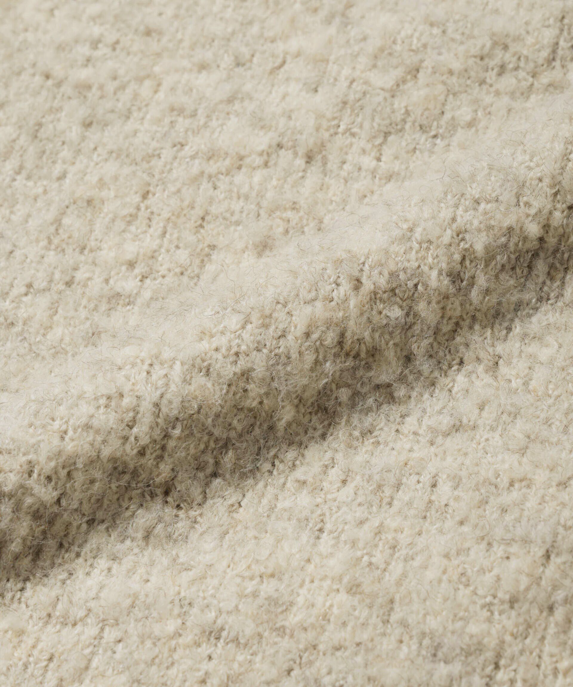 nano･universe「ウールミックスブークレニット」|ニット・セーター|