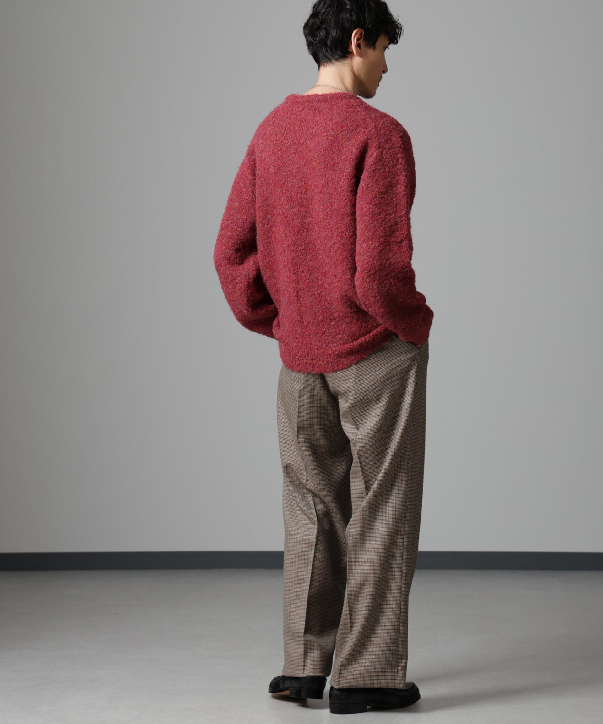 nano･universe「ウールミックスブークレニット」|ニット・セーター|