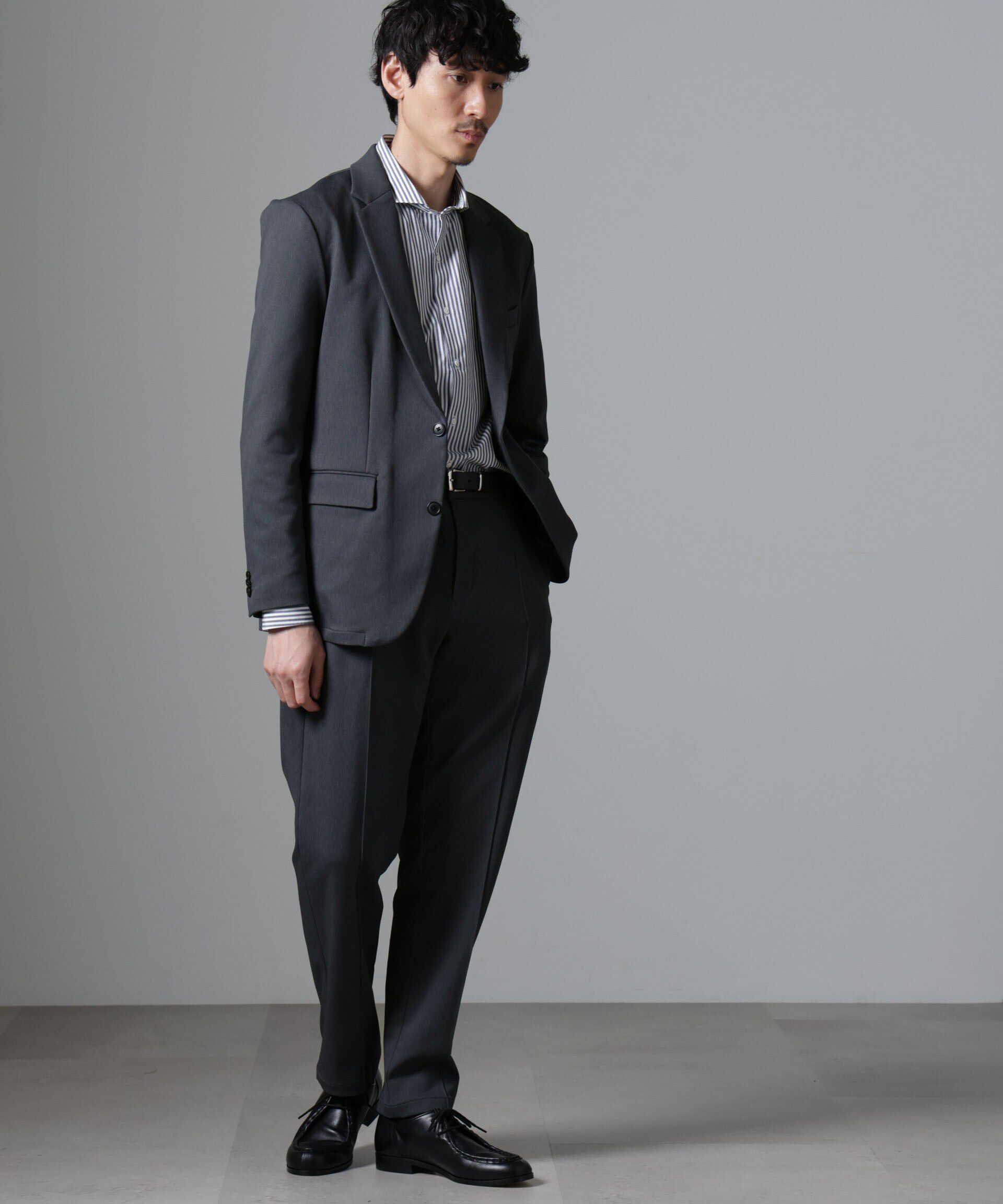 nano･universe「｢N TROUSERS BASIC｣CATINA(R)ﾒﾗﾝｼﾞ二重織ﾂｲﾙｽﾄﾚｯﾁﾊﾟﾝﾂ(ｾｯ  」|スーツ|