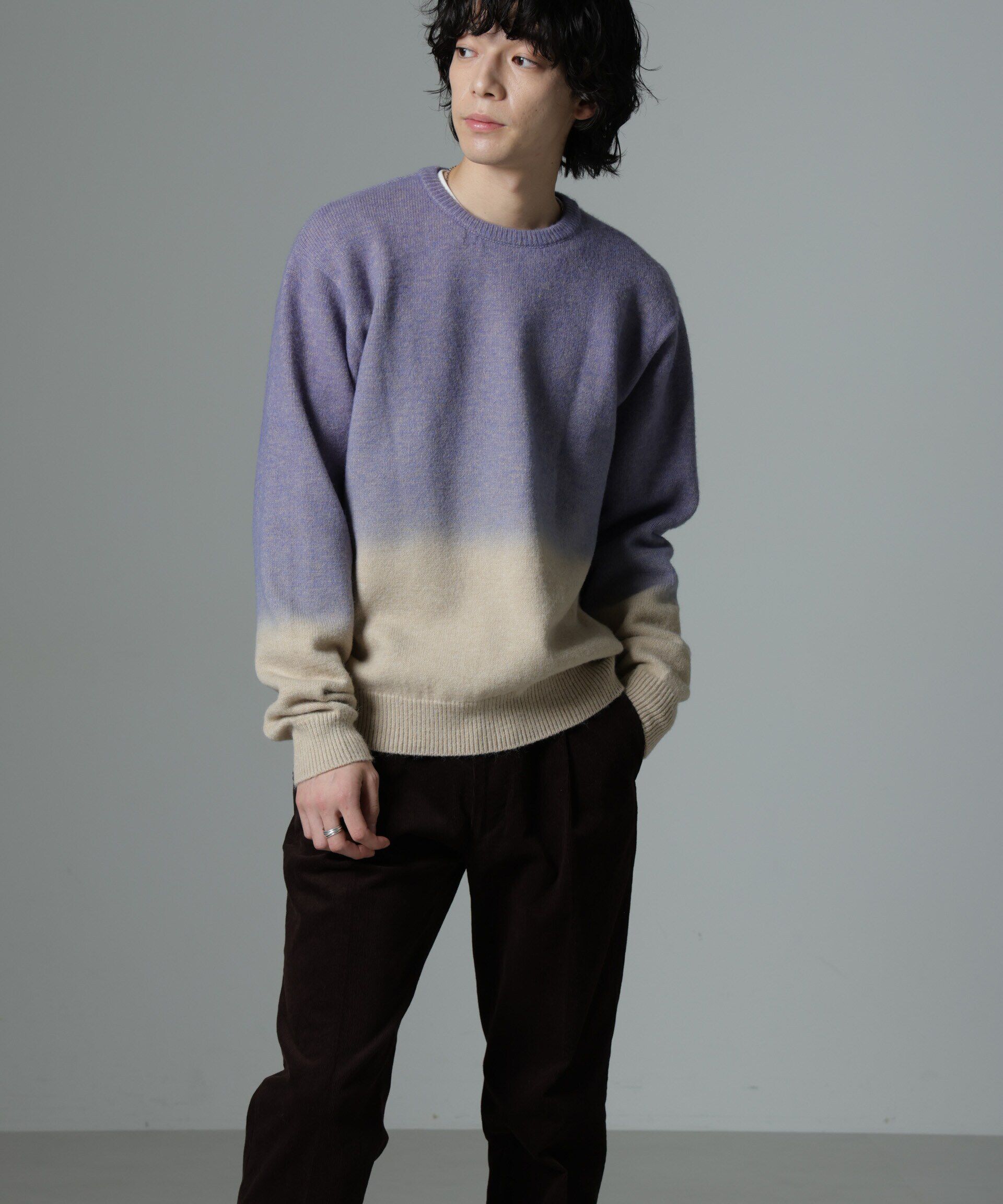 nano･universe「段染めニット」|ニット・セーター|