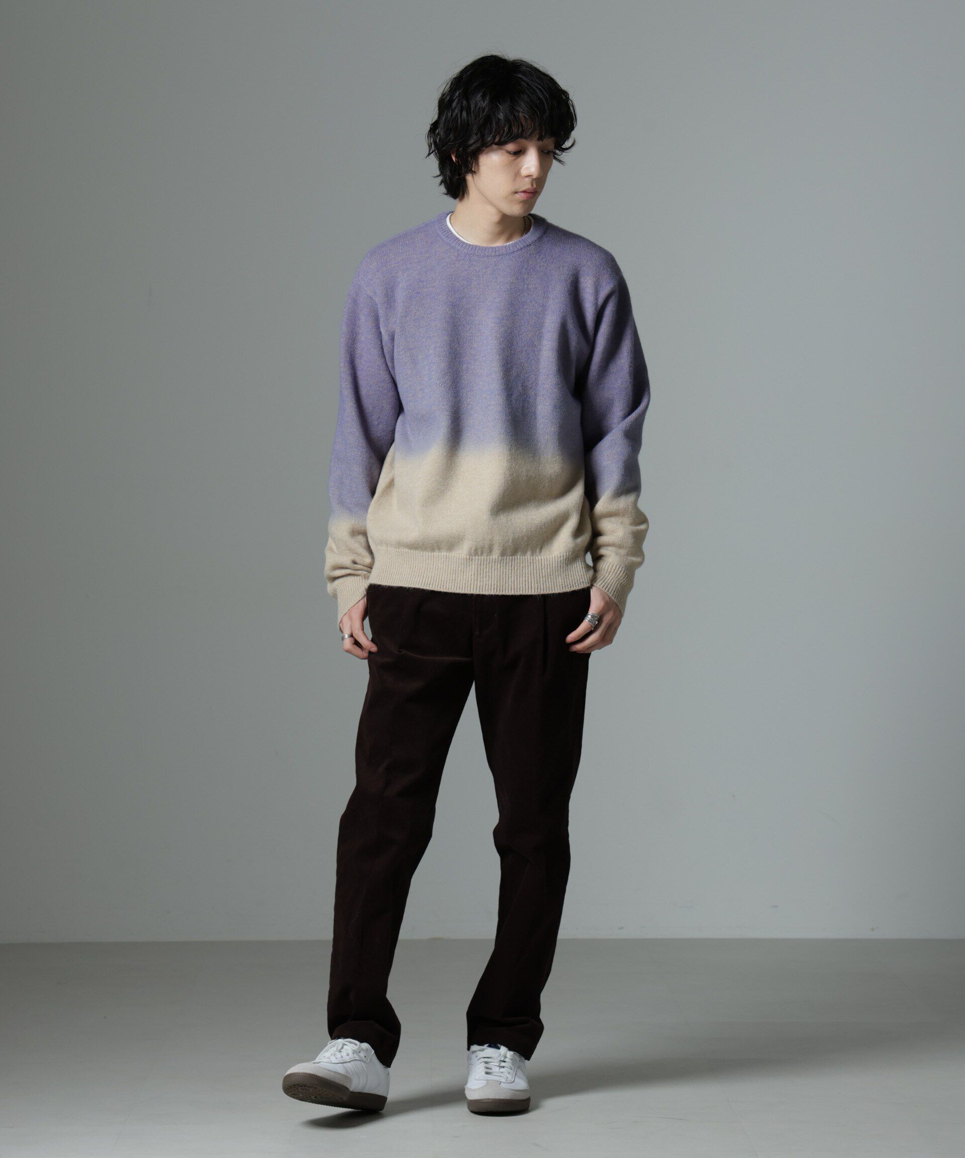 nano･universe「段染めニット」|ニット・セーター|