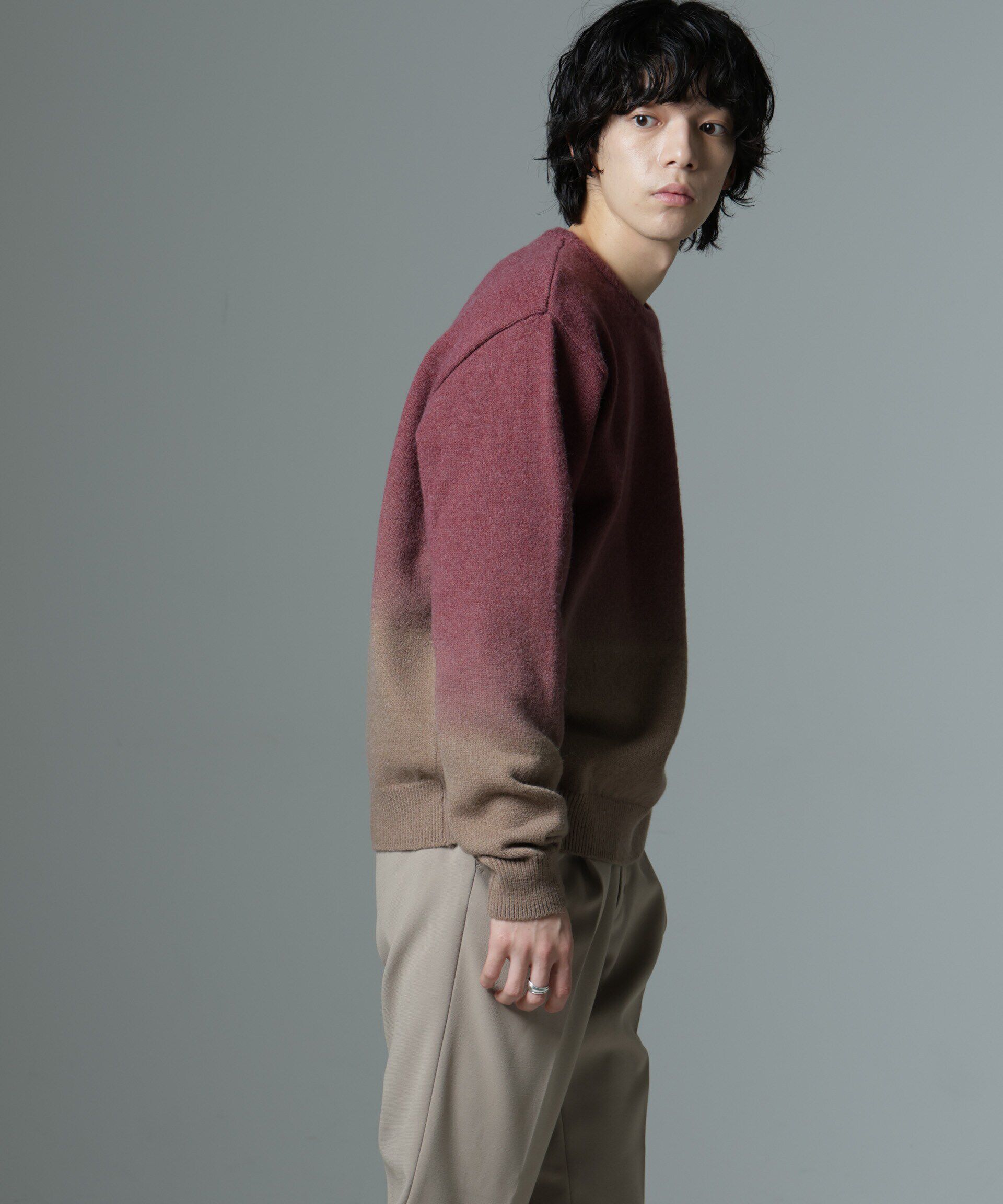 nano･universe「段染めニット」|ニット・セーター|