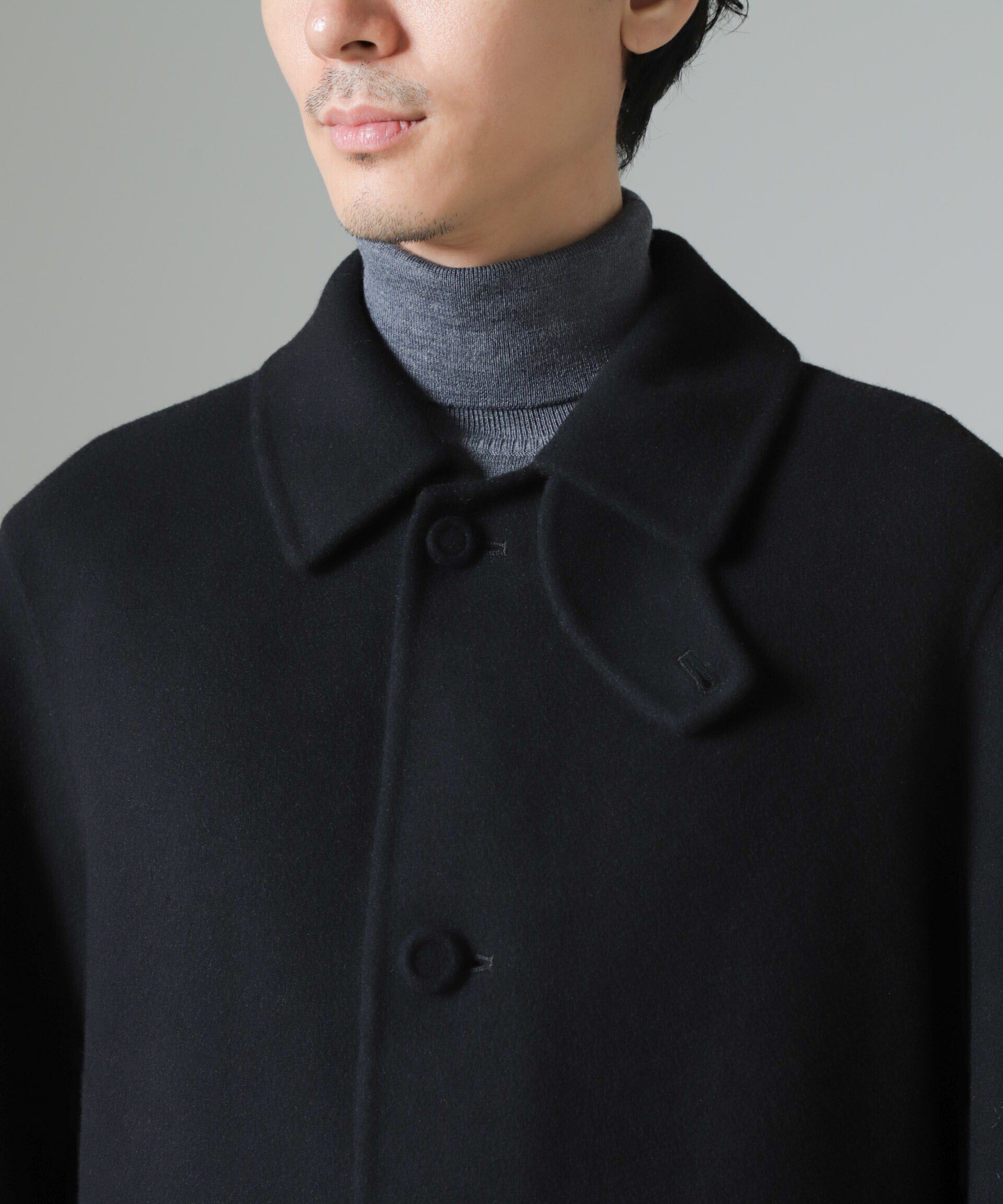 nano･universe「ダブルフェイスウールリバーバルカラーコート」|その他|