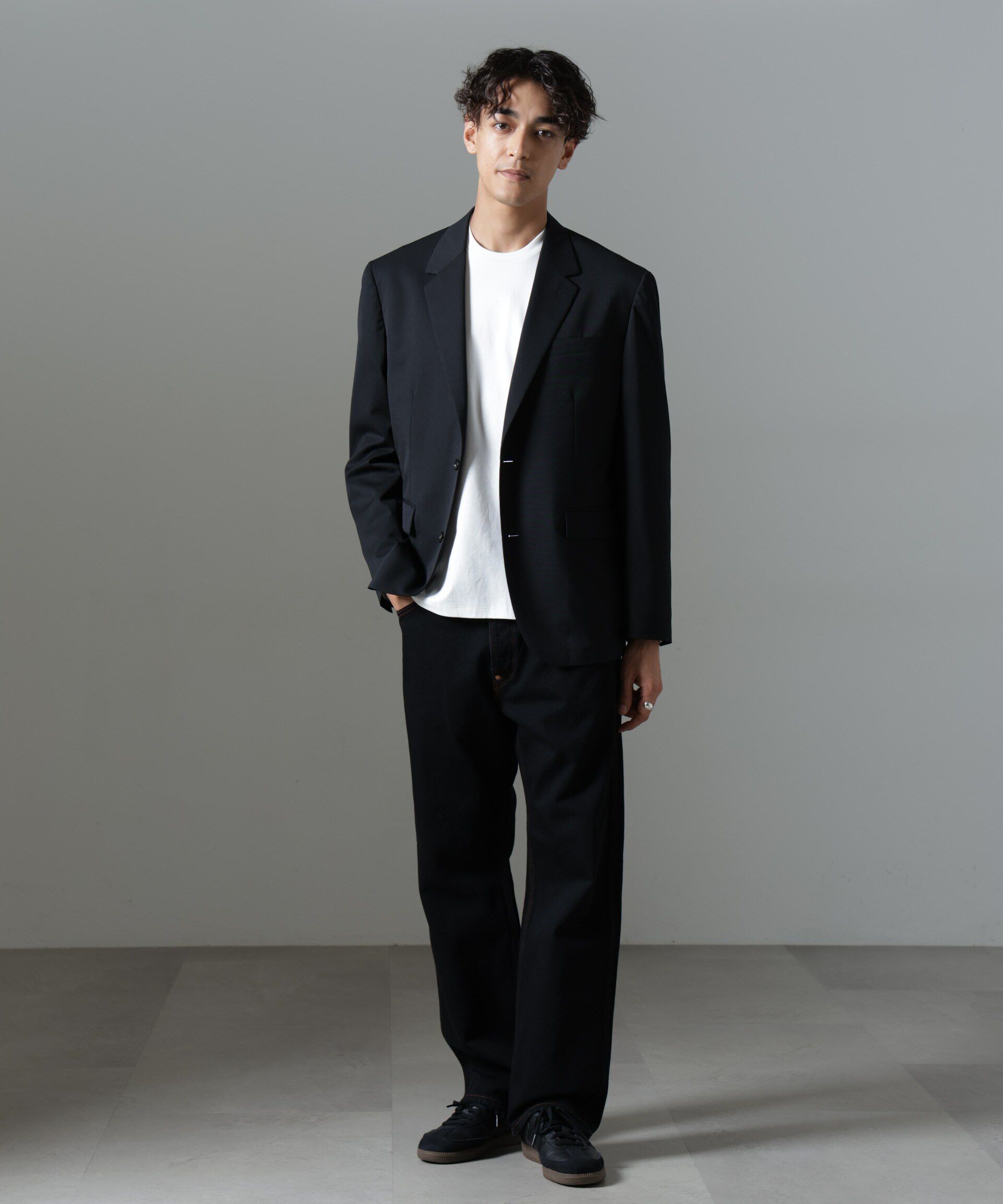 nano･universe「クラシックウールボクシージャケット(セットアップ可)」|スーツ|