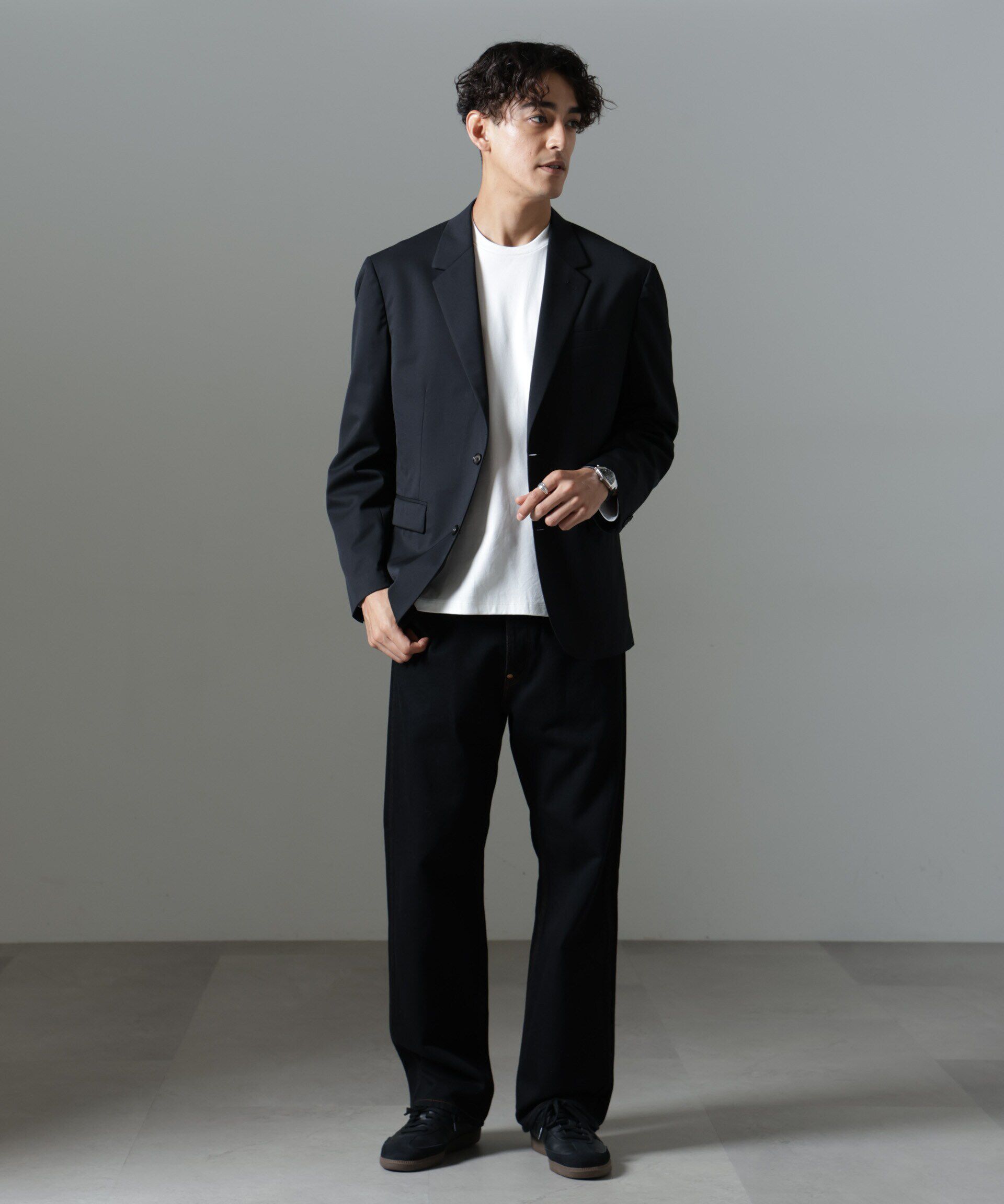 nano･universe「クラシックウールボクシージャケット(セットアップ可)」|スーツ|