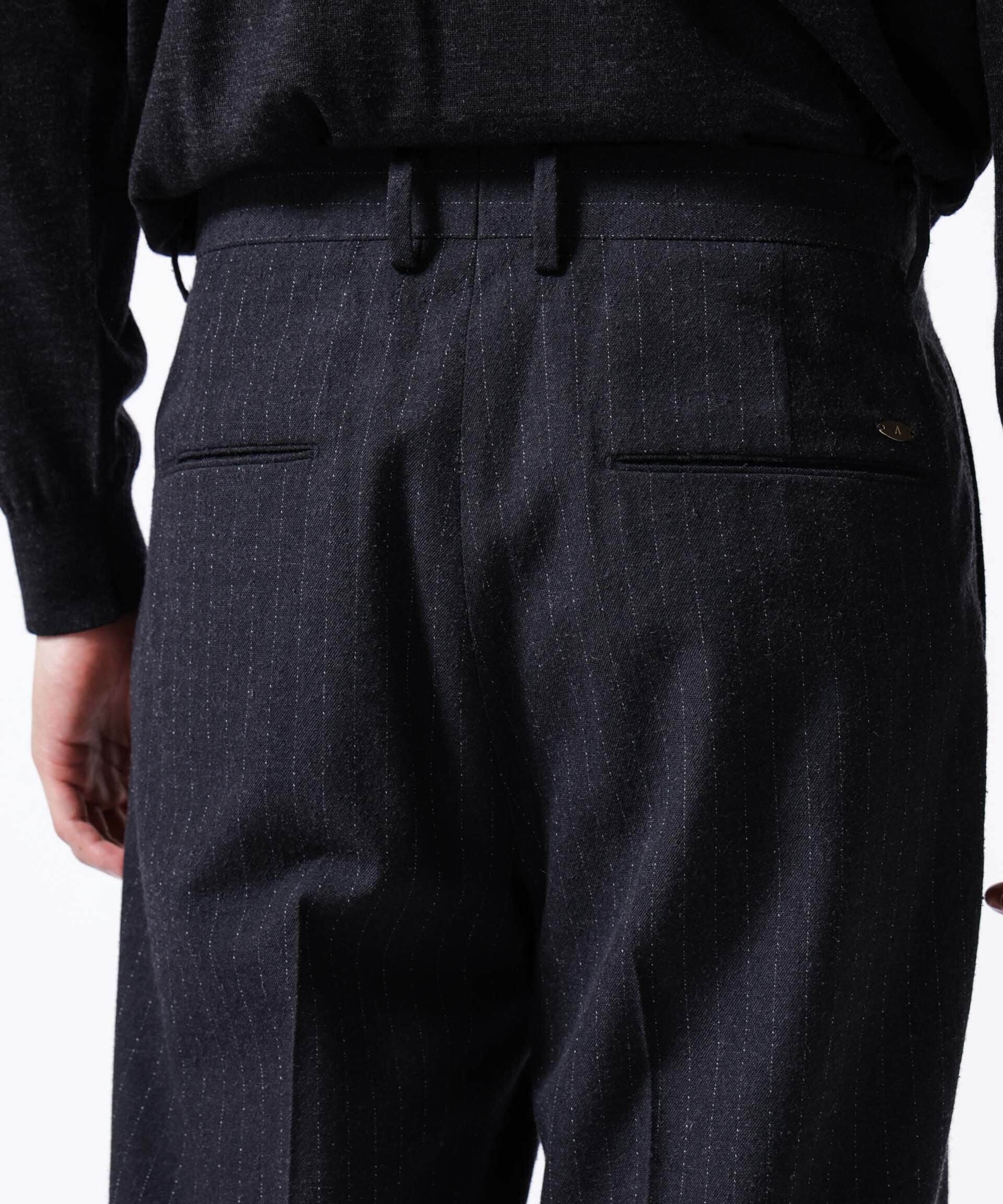 nano･universe「「ASSEMBLANC」クリースワイドパンツ(セットアップ可)」|スーツ|