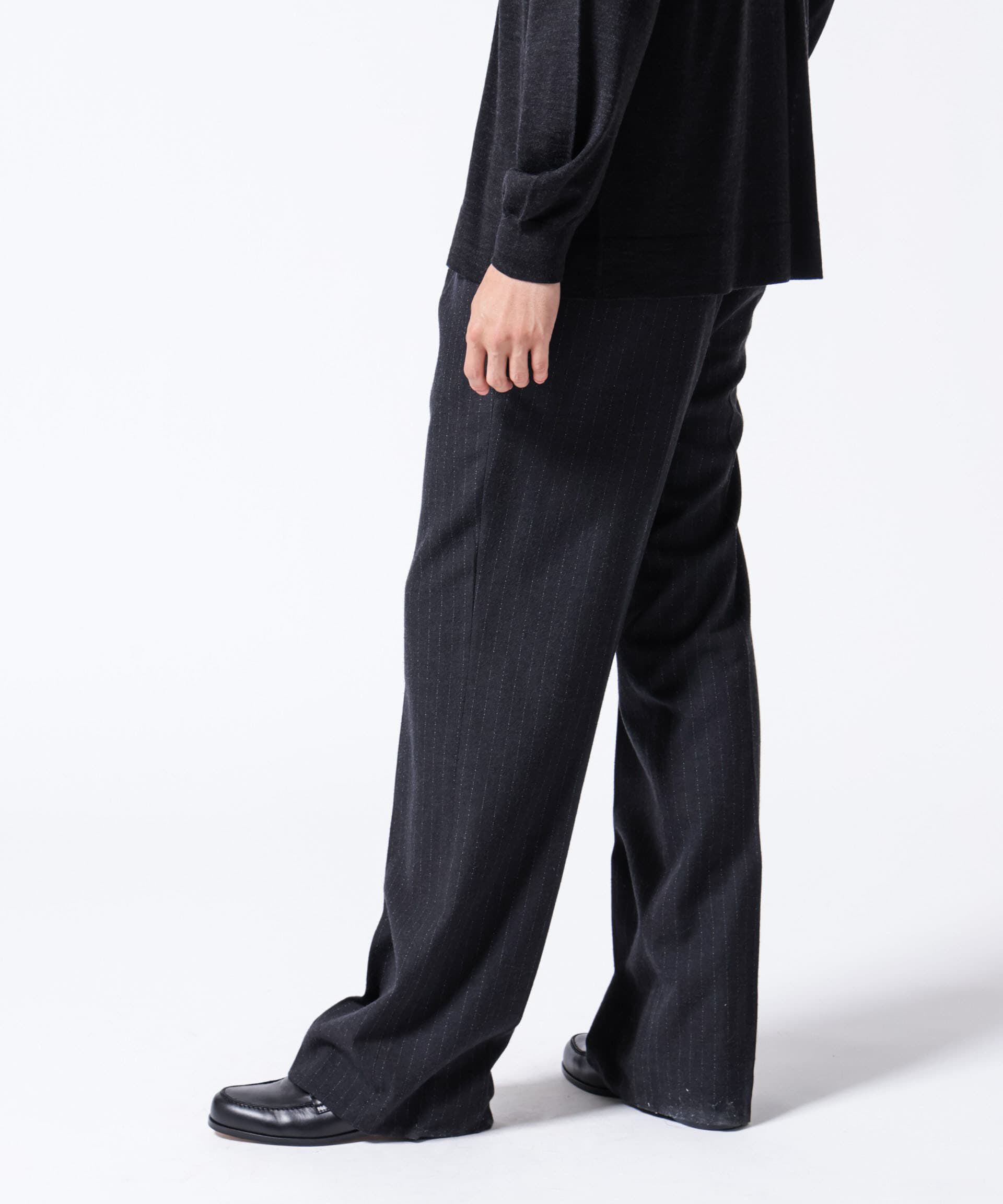 nano･universe「「ASSEMBLANC」クリースワイドパンツ(セットアップ可)」|スーツ|
