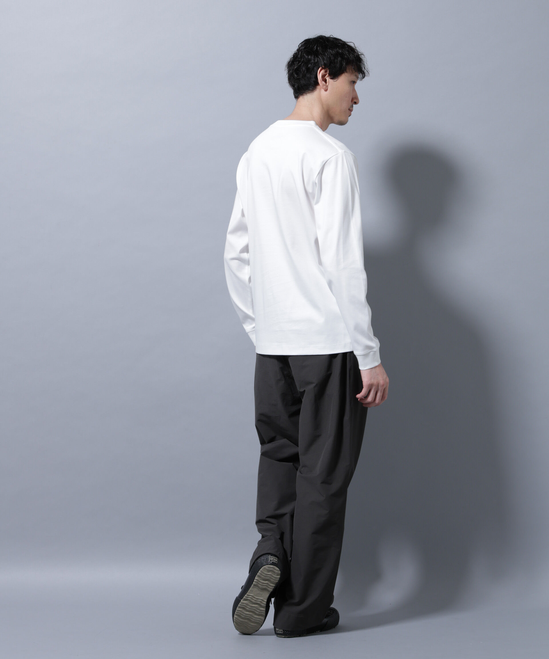 nano･universe「アンチスメルクルーネックTシャツ 長袖」|Tシャツ・カットソー|