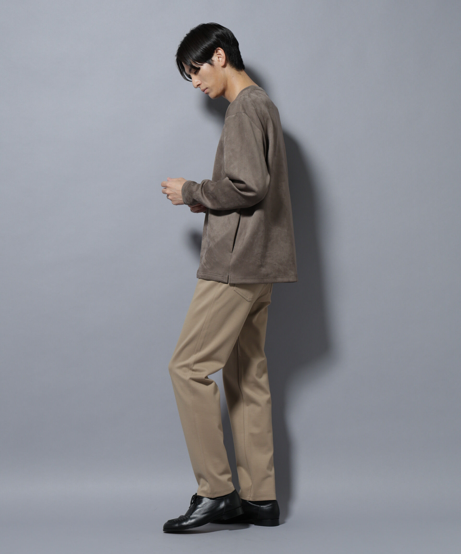 nano･universe「5P テーパードパンツ」|チノ|