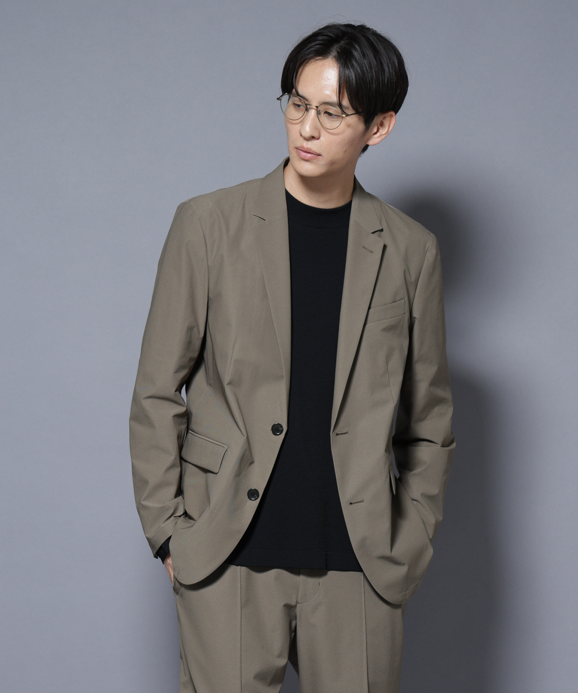 nano･universe「「N JACKET BASIC」SizeMoreTEXBRID(R)ストレッチジャケット(セットアップ可）」|スーツ|