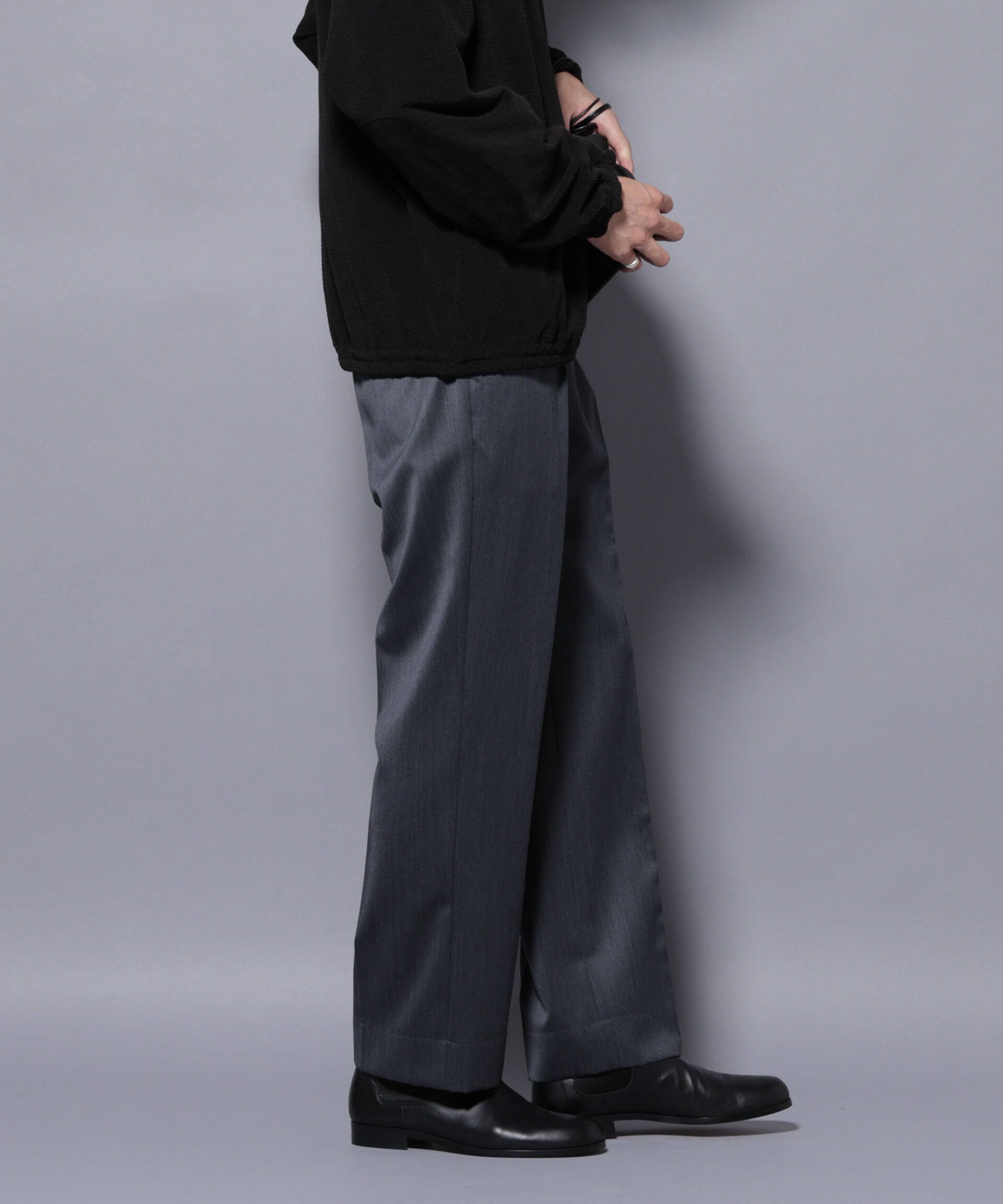 nano･universe「「Damerino Select」ウールシルクベネシャンパンツ（セットアップ可）」|スーツ|