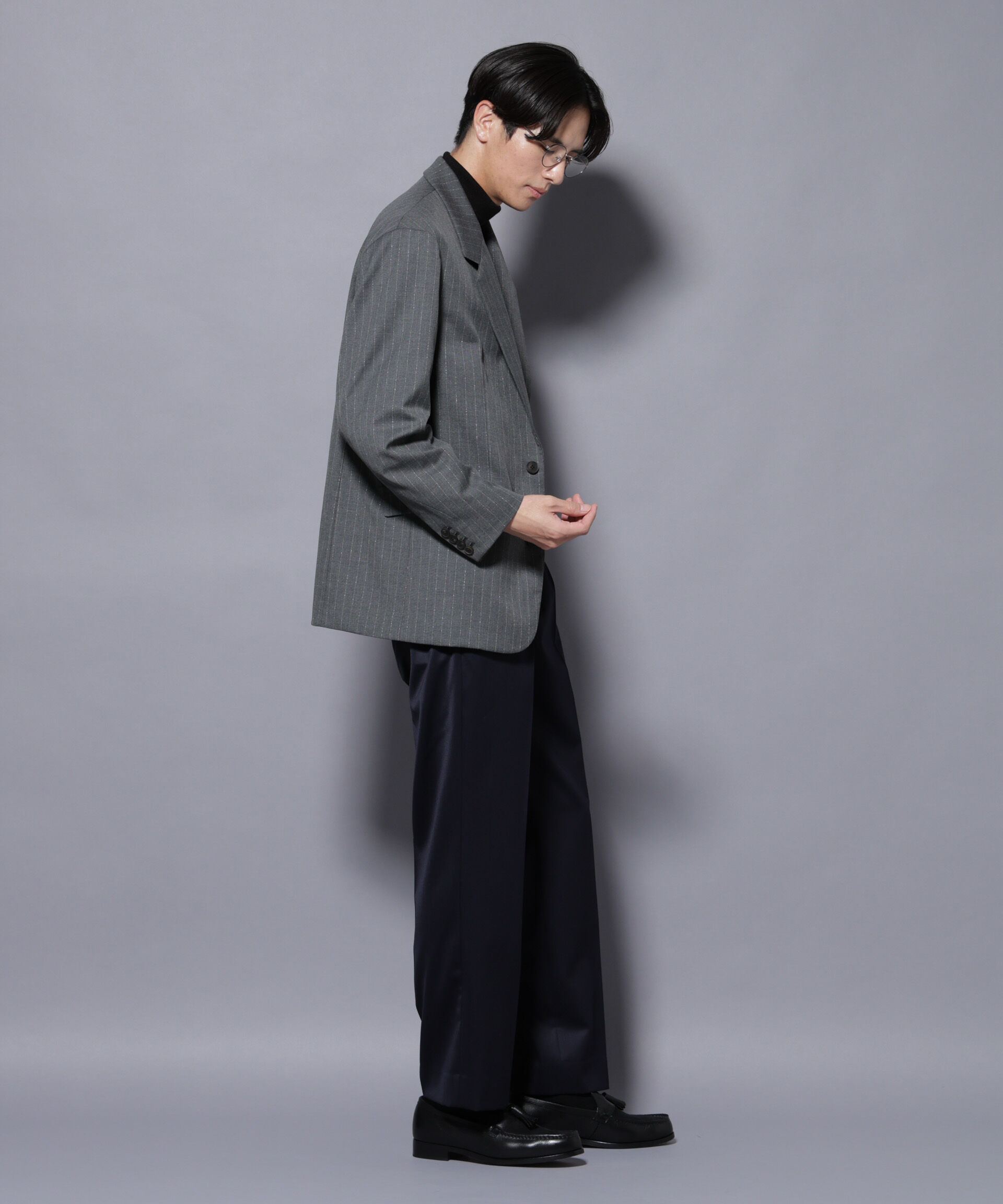 nano･universe「「Damerino Select」ウールシルクベネシャンパンツ（セットアップ可）」|スーツ|