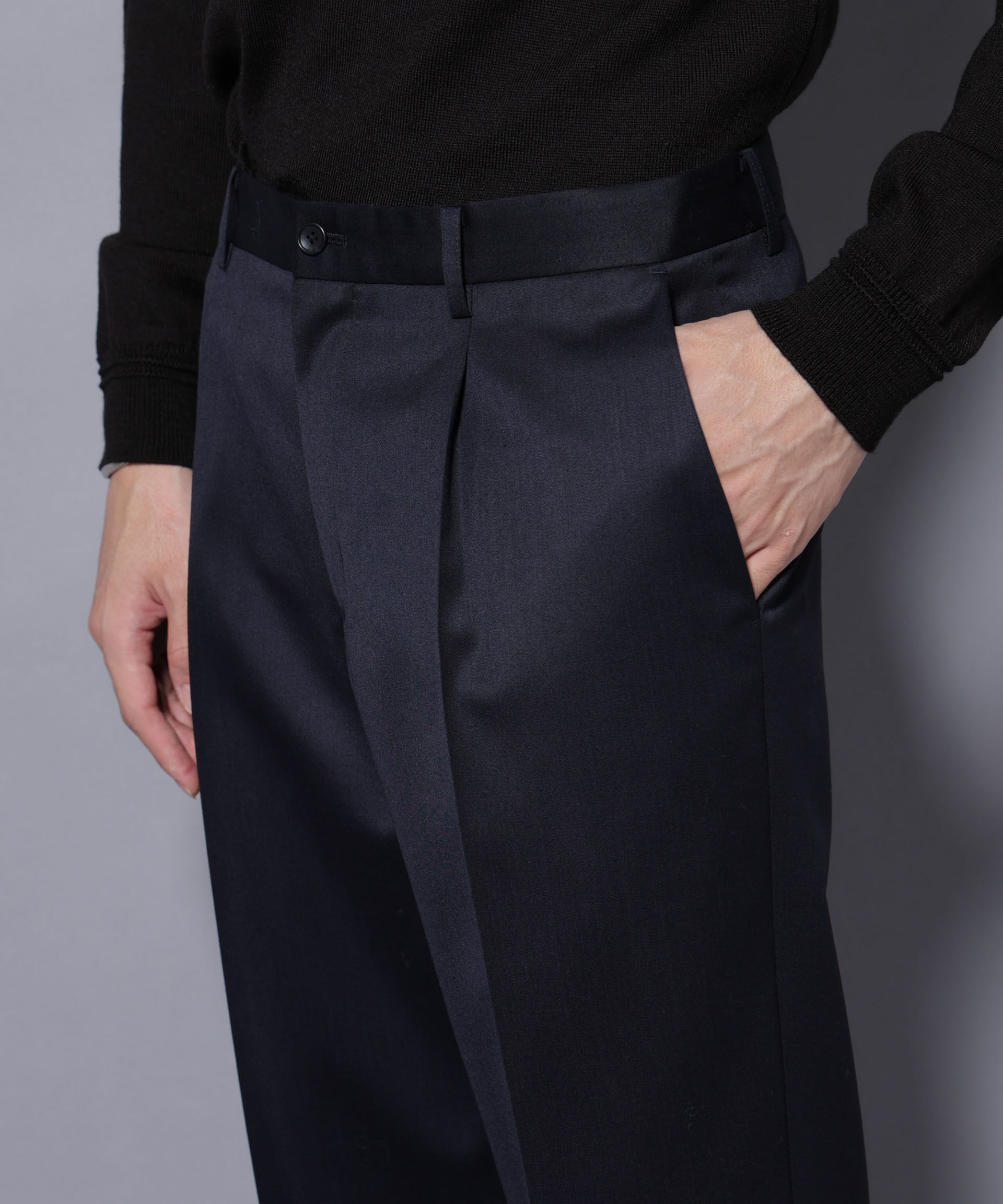 nano･universe「「Damerino Select」ウールシルクベネシャンパンツ（セットアップ可）」|スーツ|