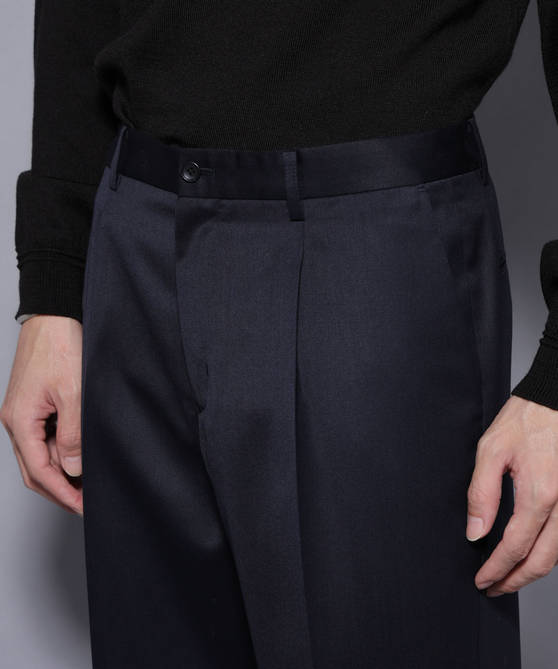 nano･universe「「Damerino Select」ウールシルクベネシャンパンツ（セットアップ可）」|スーツ|