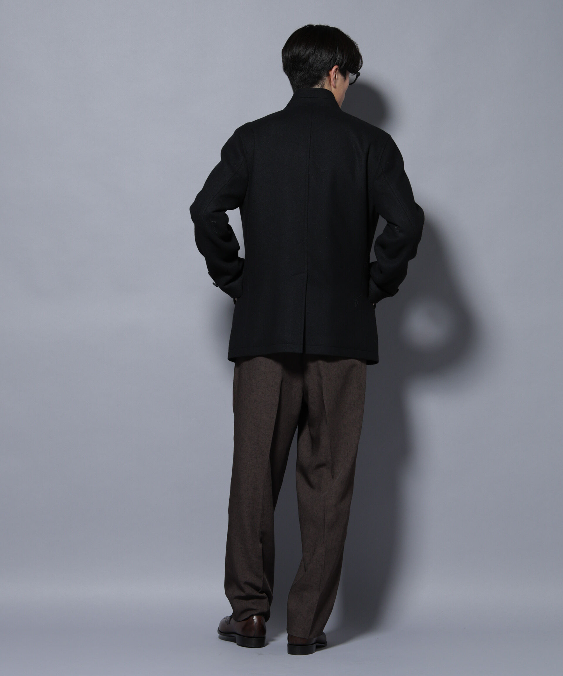 nano･universe「ウール/Nメルトンスタンドカラーコート」|その他|