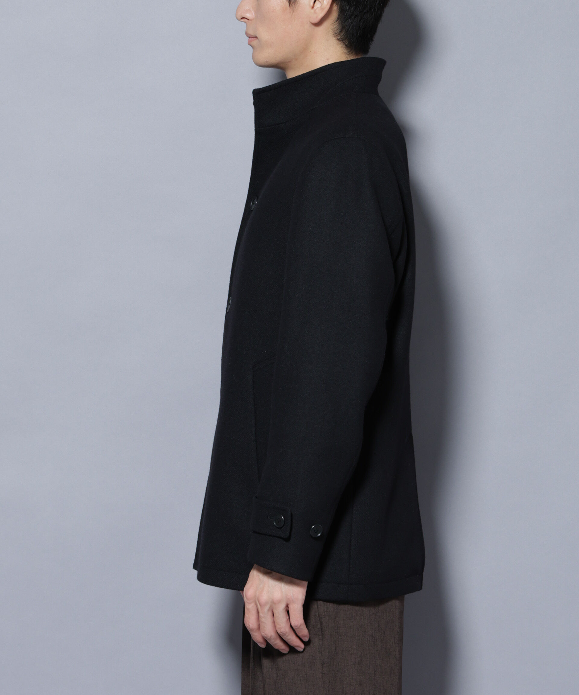 nano･universe「ウール/Nメルトンスタンドカラーコート」|その他|