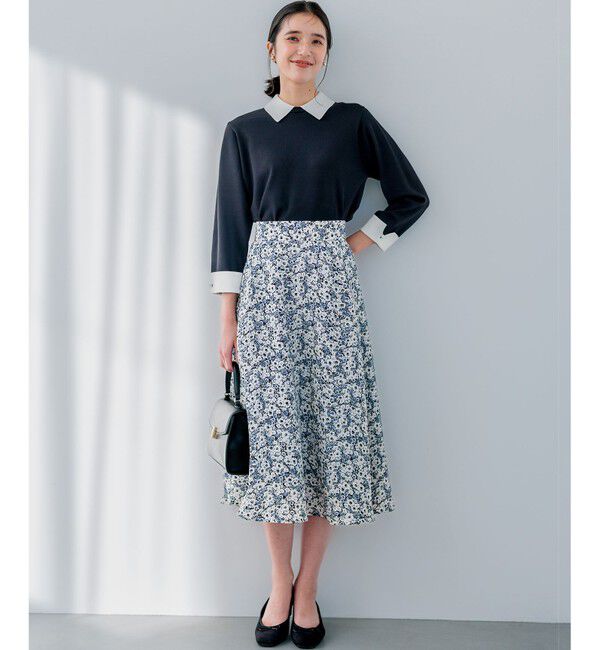 組曲「Elena襟付きニットプルオーバー」|ニット・セーター|