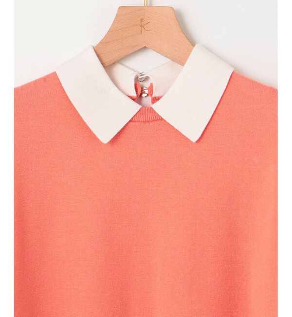 組曲「Elena襟付きニットプルオーバー」|ニット・セーター|