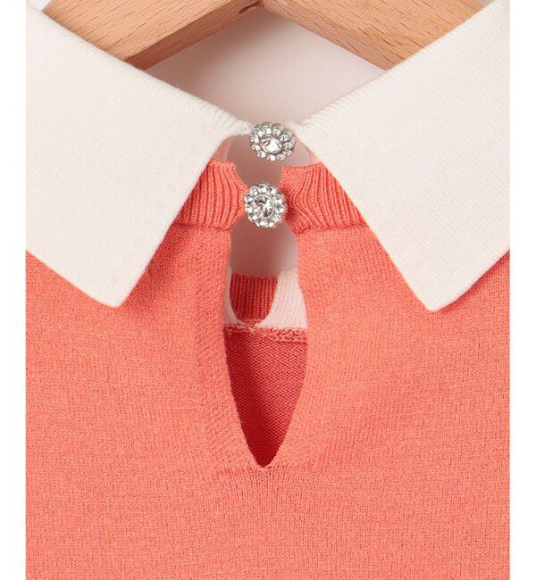 組曲「Elena襟付きニットプルオーバー」|ニット・セーター|