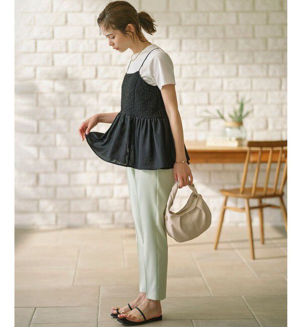 組曲「【WEB限定】レリーフジャガードキャミツインセット」|Tシャツ・カットソー|