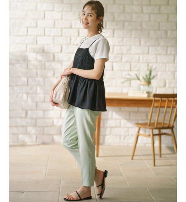 組曲「【WEB限定】レリーフジャガードキャミツインセット」|Tシャツ・カットソー|