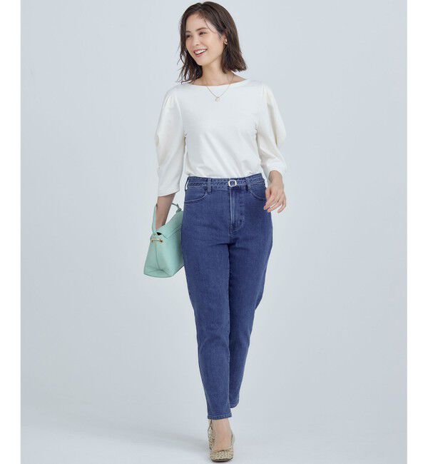 組曲「ミニ裏毛ボリュームタックスリーブ カットソー」|Tシャツ・カットソー|