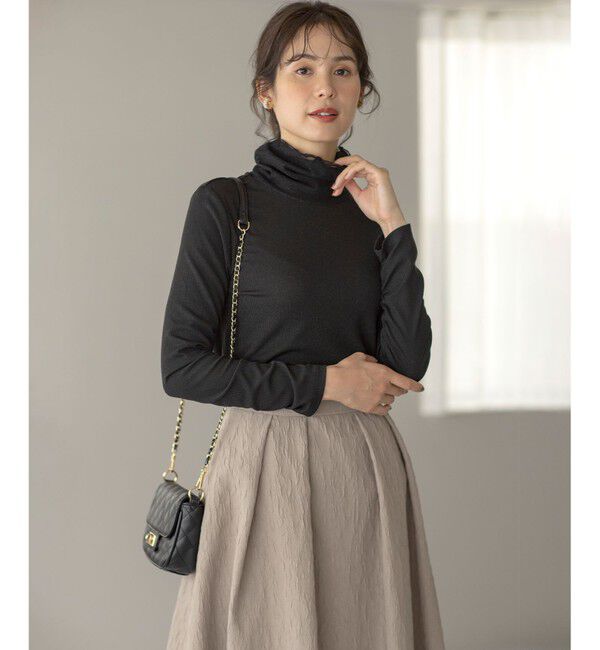 組曲「ラメチュールコンビタートル カットソー」|Tシャツ・カットソー|