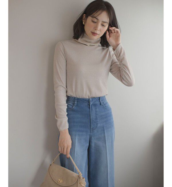 組曲「ラメチュールコンビタートル カットソー」|Tシャツ・カットソー|