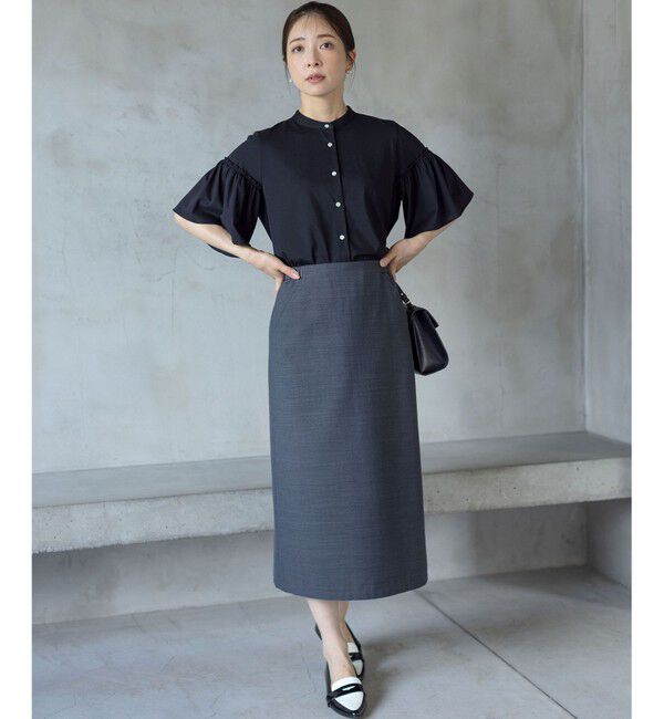 組曲「ギャザースリーブクリア カットソー」|Tシャツ・カットソー|