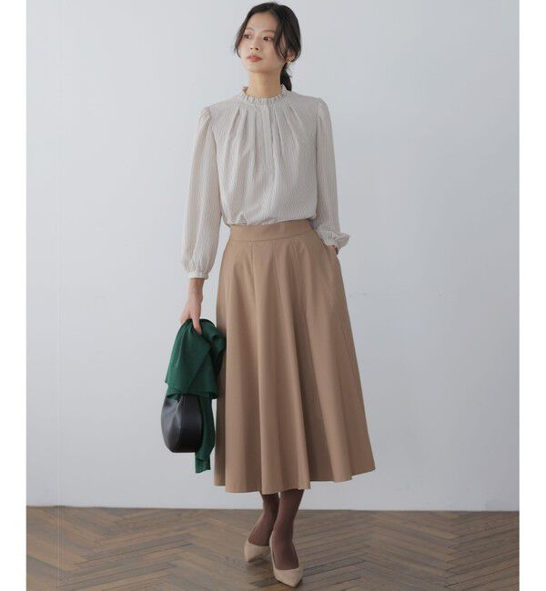 組曲「ライトデシンフリル襟 ブラウス」|シャツ・ブラウス|