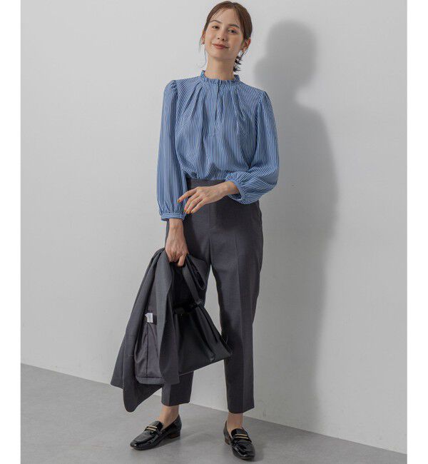 組曲「ライトデシンフリル襟 ブラウス」|シャツ・ブラウス|