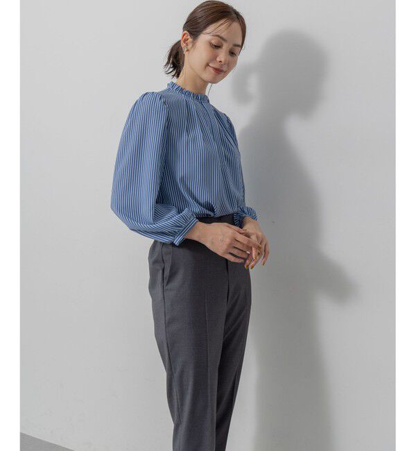 組曲「ライトデシンフリル襟 ブラウス」|シャツ・ブラウス|