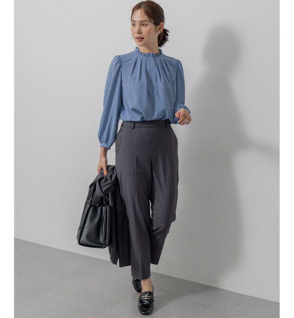 組曲「ライトデシンフリル襟 ブラウス」|シャツ・ブラウス|